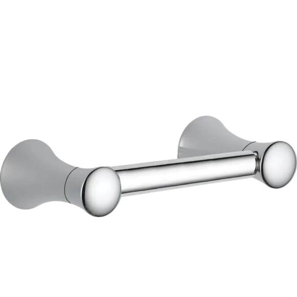 Delta Lahara Chrome Towel Ring & Toilet Paper Roll Open Box 73846 and 73850 - Picture 2 of 8